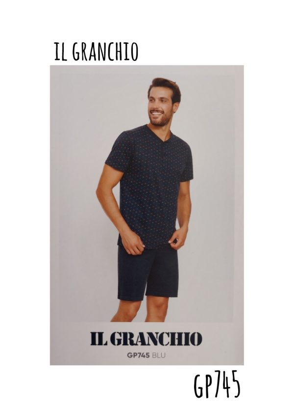 Pigiama Corto il Granchio Uomo Art. GP745
