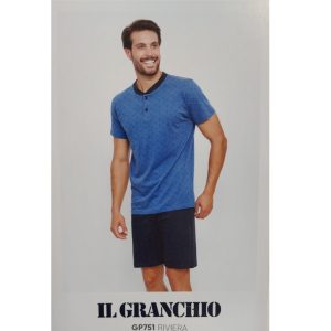 Pigiama Corto il Granchio Uomo Art. GP751