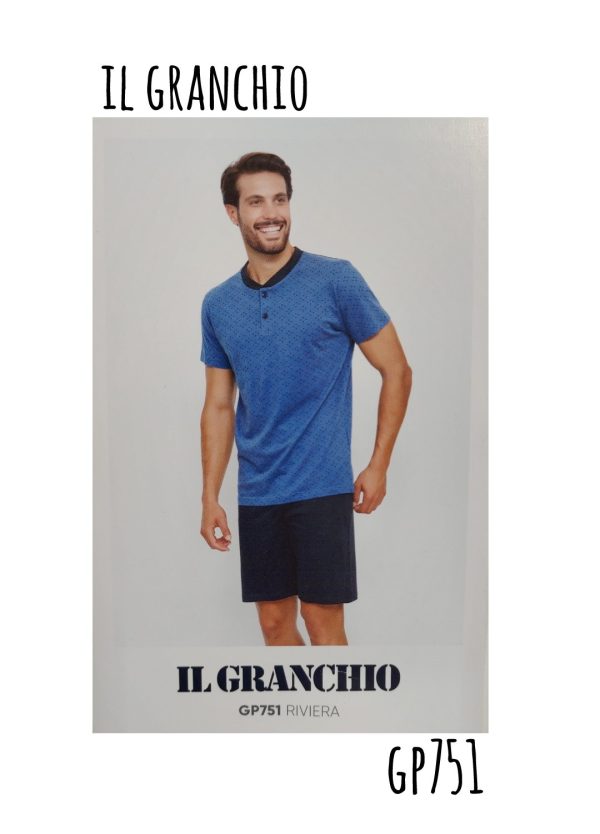 Pigiama Corto il Granchio Uomo Art. GP751